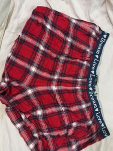 Cozy Plaid Pajama Shorts