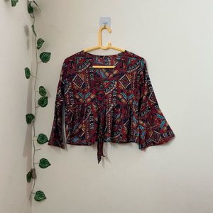 peplum top crop
