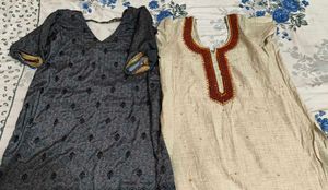 Designer Kurti Combo (2 Pieces) | Festive & Casual