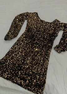 Sequin Embellished Mini party deess