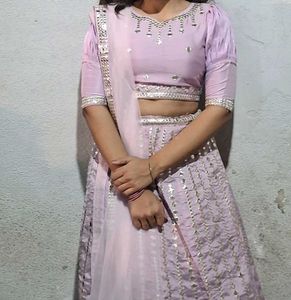 Beautiful Lavender Lehenga Choli