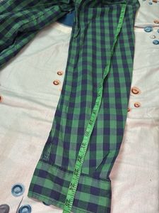 Checked Green Shirt