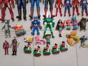Assorted Action Figures &amp; Toys