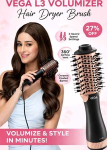 VEGA L3 Volumizer Hair Dryer Brush newwww