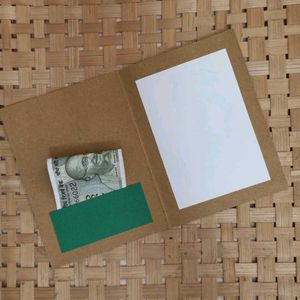 Handmade  Greeting Card-cum-Money Envelope (Pair)