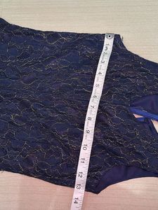 Charming Navy Lace Dress