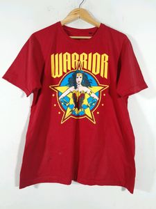 Red Printed T-shirt (Women's )