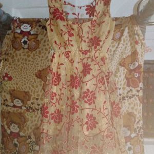 Girls Embroidered Dress