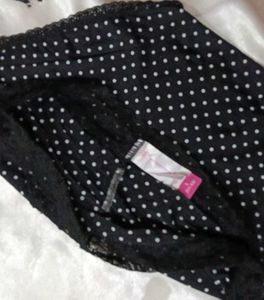 Black Polka Dot Bra