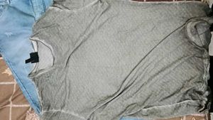 Distressed Grey T-Shirt