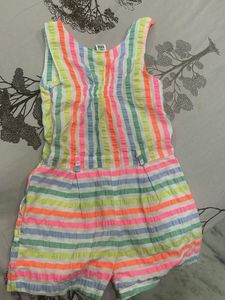 Cute Striped Girls Dress