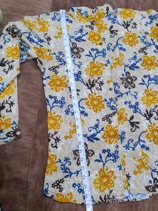 Floral Print Button-Down Shirt