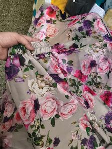 Vibrant Floral Print Blouse