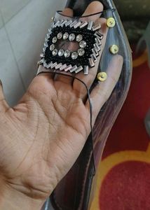Embellished Peep-Toe Heels