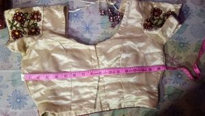Embroidered Net Saree (ready to wear)