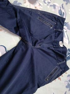 New Dark Blue Cargo Pant