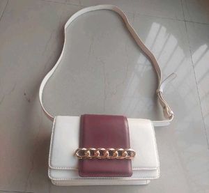 Miraggio colorblocked medium sling bag