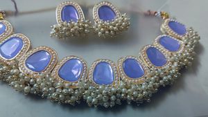 Purple Jewellery Set