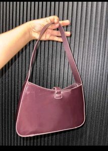Chic Burgundy Shoulder Bag