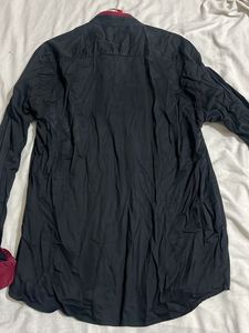 Men's Black &amp; Red Button-Up Shirt
