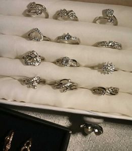 Luxury Anti-Tarnish Rings (Pack of 12 Beautiful De