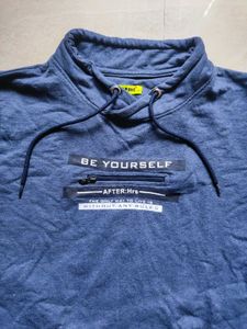 Men's Blue Graphic Hoodie