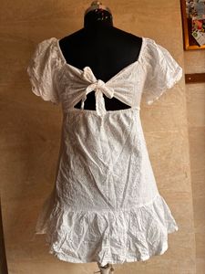 White Broderie Anglaise Dress