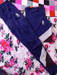 Navy Blue Athleisure Set for gym and casual wear