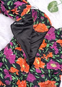 Zara Gathered Bustier Dress