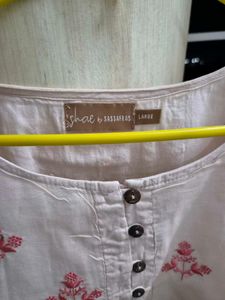 Elegant Beige Kurta Top