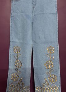 Embellished Flare Jeans
