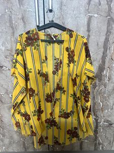 Flowy Floral Striped Kimono Top