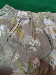 Boho Floral Tiered Maxi Skirt