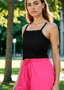 Shein Black Chain Strap Tank