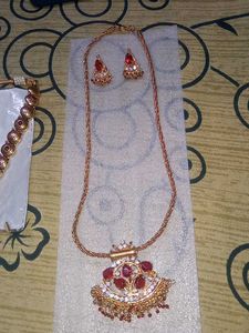 2 setsTraditional Indian Necklace and Earring Se