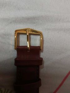 Titan Brown Leather Strap Watch