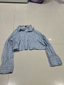 Striped Button-Up Shirt