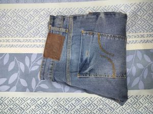 Men's Slim Fit Blue Denim Jeans