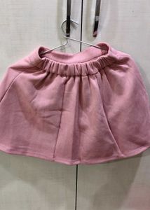 Girls Pink Skirt &amp; White Top Set