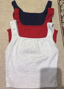 Set Of 3 Basic Tank Tops