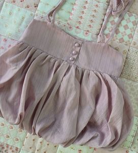Cute Pink Bubble Romper