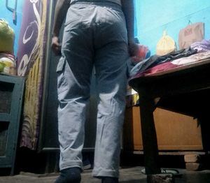Men's Grey Cargo Pants