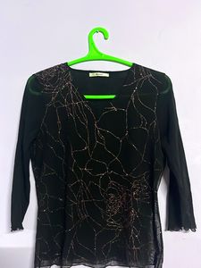 Balck Net Top