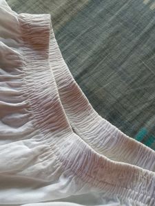 Flowy White Tiered Maxi Skirt