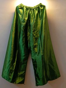 Yellow Embroidered Kurta with Green Palazzo