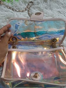 Transparent Holographic Clear Bag