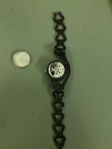 Women's Black Chain Watch