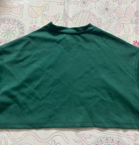 Zudio Cropped Oversized Sweatshirt