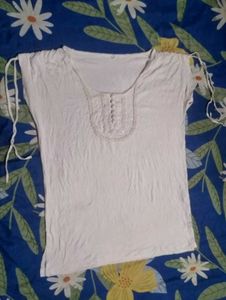 Comfy White Tunic Top