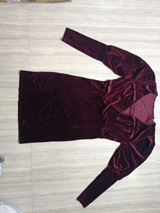 Velvet Long Sleeve Dress